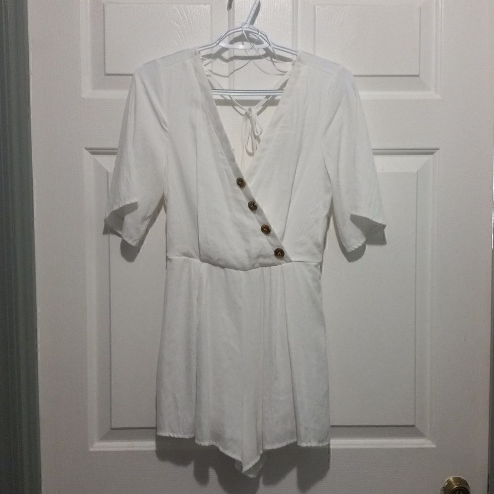 Blue Rain Romper 